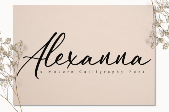 Alexanna: Elevate Your Brand with Elegant Script Fonts