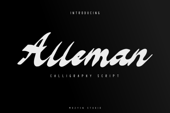 Alleman: The Script Typeface for High-Impact Campaigns