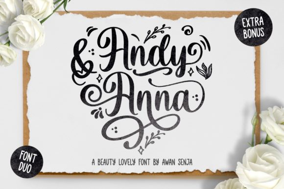 Andy Anna Font for Elegant Branding Projects