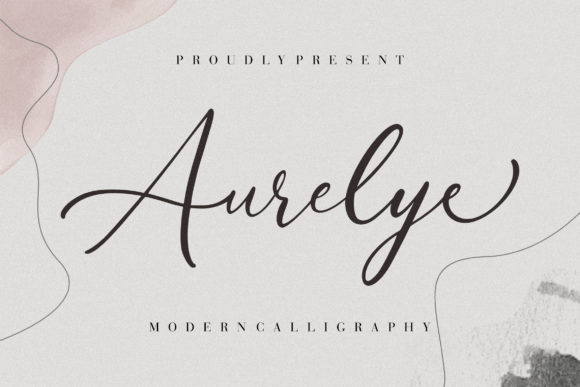 Aurelye: Elegant Script Font for Editorial Design