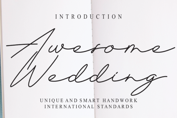 Awesome Wedding Font for Elegant Branding