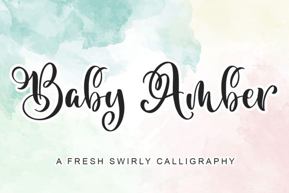 Baby Amber: A Whimsical Script Font for Editorial Design