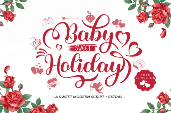 Baby Sweet Holliday: A Delicate Script Font for Makers
