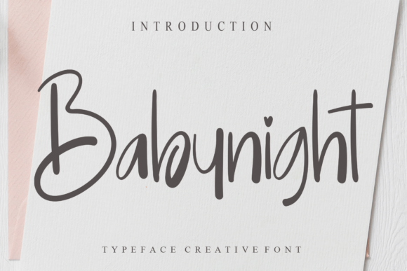 Babynight: The Script Font for Modern Brands