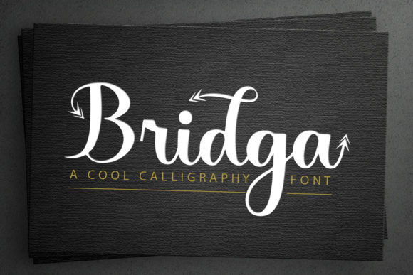 Bridga Script Font for Handmade Branding