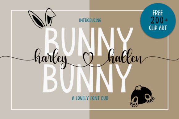 Bunny Harleyhellen Font for Elegant Branding