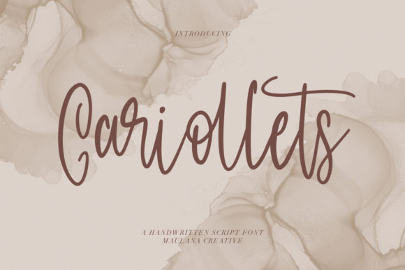 Cariollets: Elegant Script Font for Web Design