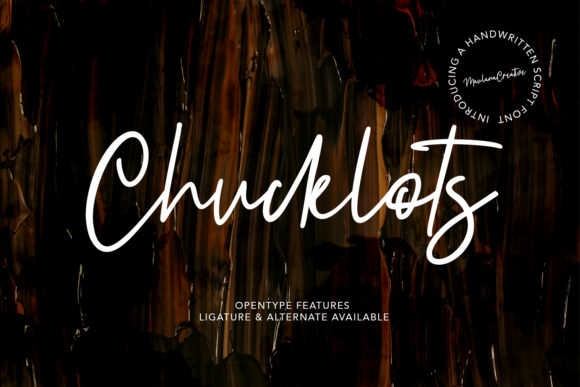 Chucklots Font Review: Elegant Script for Designers