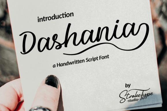 Dashania: The Elegant Script Font for Modern Brands