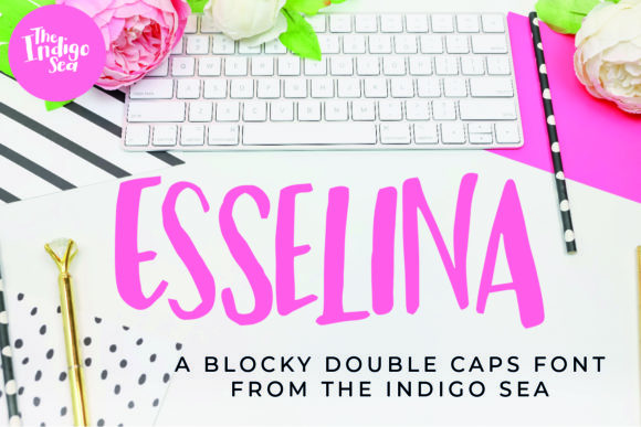 Esselina Script Font for Handmade Brands