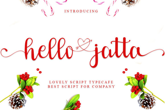 Hello Jatta: A Romantic Script Font for Web Design