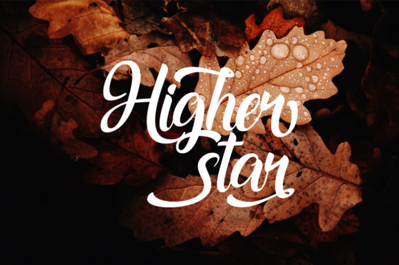 Higher Star Font for Modern Web Design
