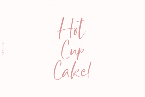 Hot Cup Cake: The Script Font That Elevates Branding