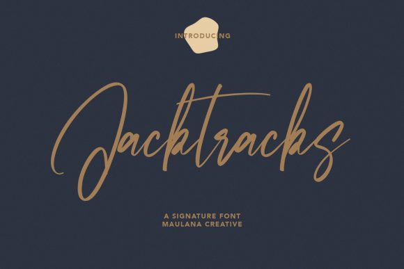 Jacktracks: The Elegant Script Font for Crafters