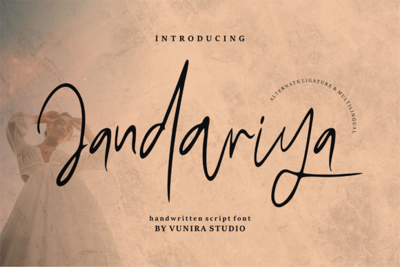 Jandariya: The Elegant Script Font for Editorial Design