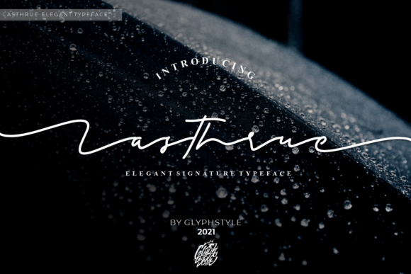 Lasthrue Script Font for Handmade Brands