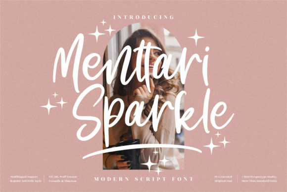 Menttari Sparkle Font for Elegant Branding