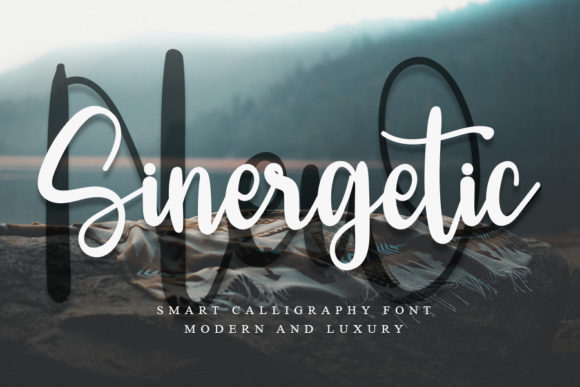 New Sinergetic: A Romantic Script Font for Editorial Design