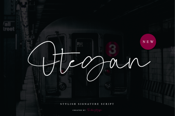 Otegan: A Delicate Script Font for Makers