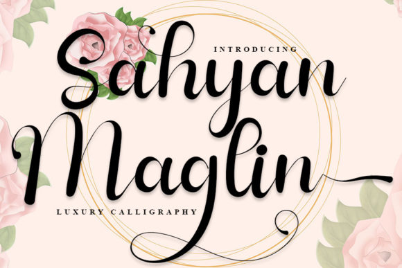 Sahyan Maglin: A Refined Script Font for Modern Branding