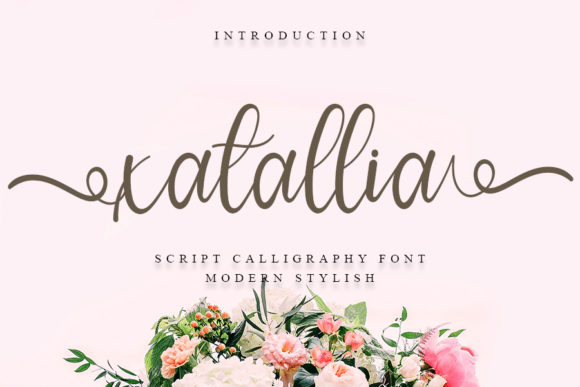 Xatallia: The Elegant Script Font for Makers